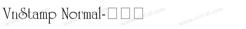 VnStamp Normal字体转换